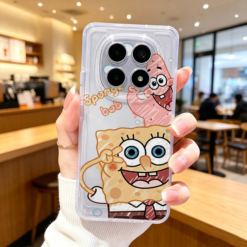 Xiaomi Poco X6 - Funda protectora transparente para teléfono con
