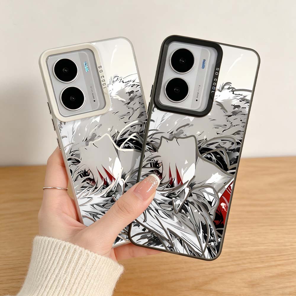 Realme C67 - Funda de Teléfono Plateada con Diseño