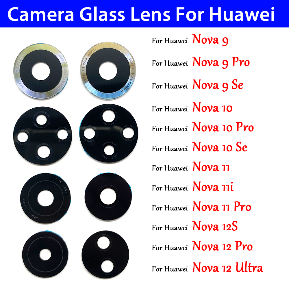 Huawei Nova 12 - 10 Lentes de Cristal para Cámara