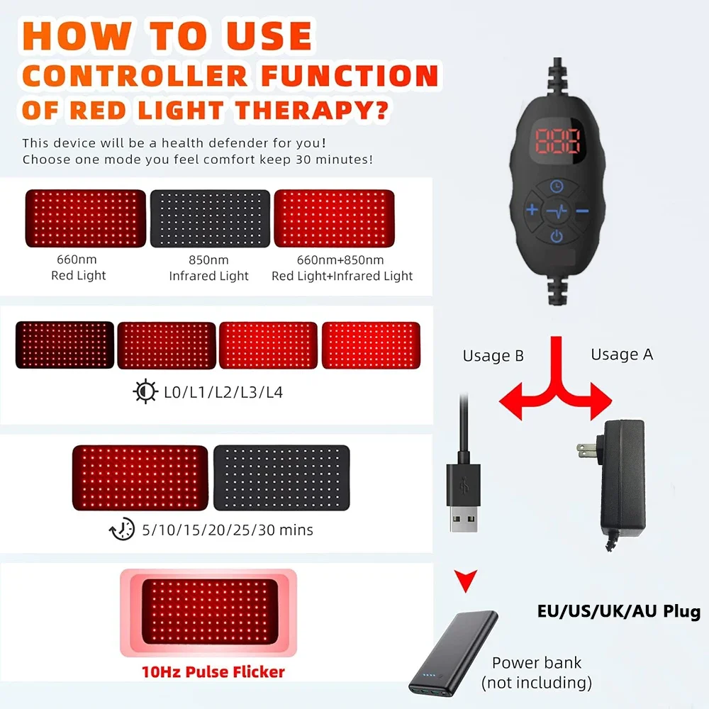 120 LED LED Dispositivos de lu - Galvanic Skin Sensor reseña y precio